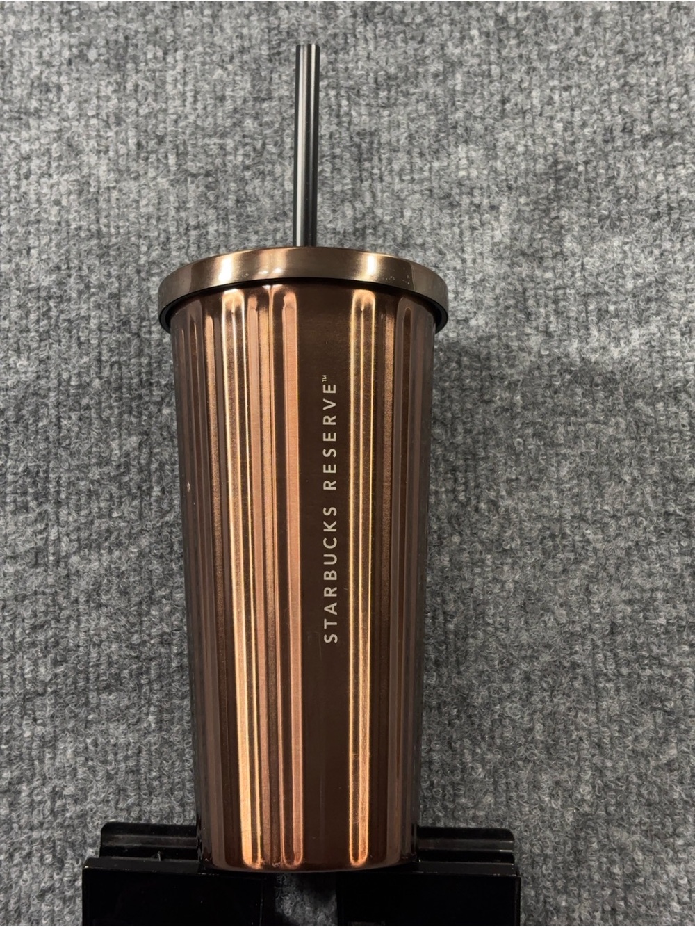 Starbucks Reserve Metallic Copper Reusable Tumbler with Straw